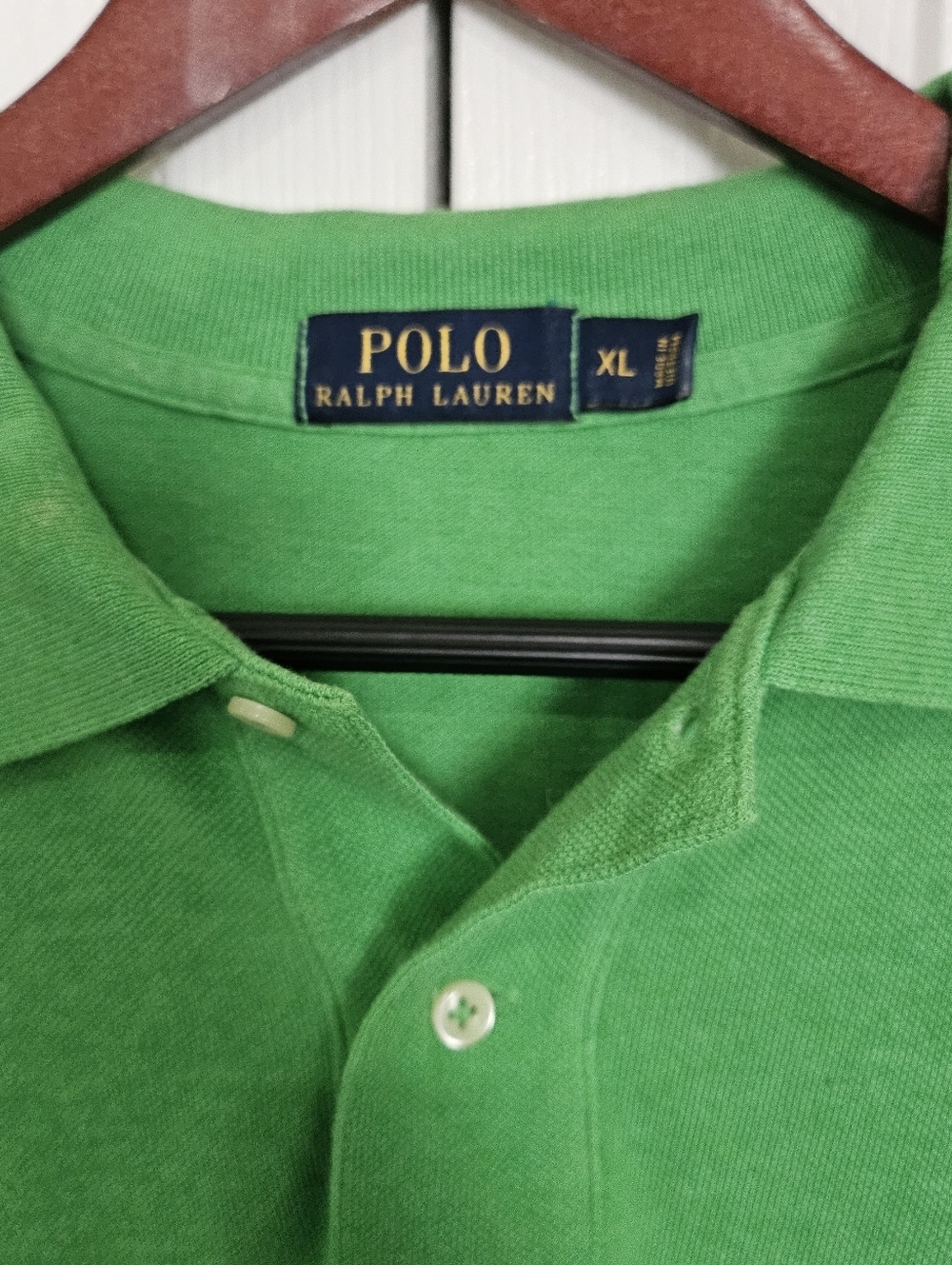 Polo Ralph Lauren Men's Polo Shirt XL Green PinkPony Logo Classic Fit Cotton. - Picture 6 of 13